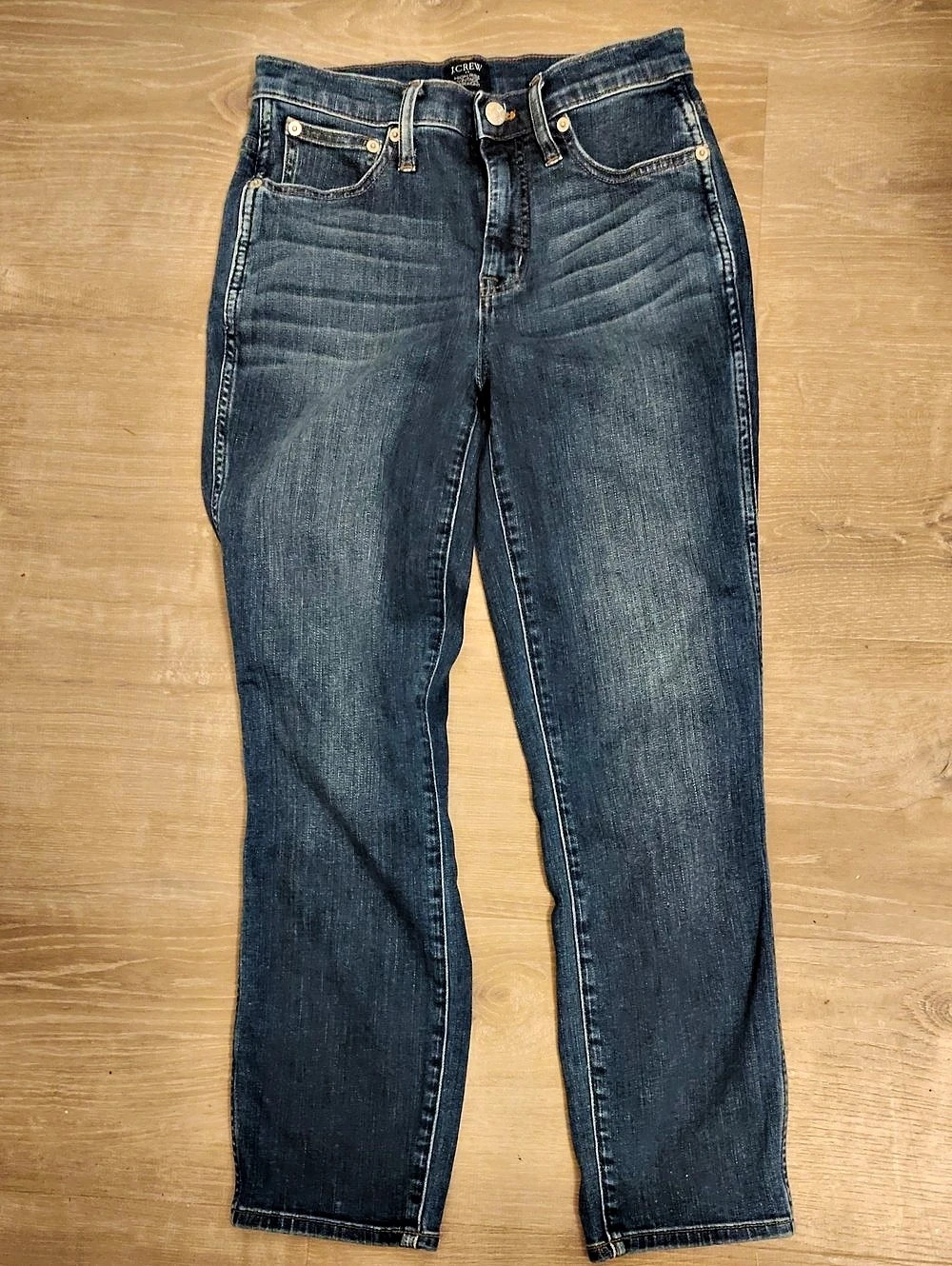 J.Crew High-Rise Vintage Straight Jeans Blue Waist 26 Like New
